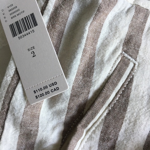 Anthropologie lLinen Blend Pants NWT - Picture 6 of 7